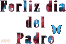 Feliz Dia Del Padre Spinning Text  GIF