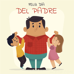 Feliz Dia Del Padre Strong Animation  GIF