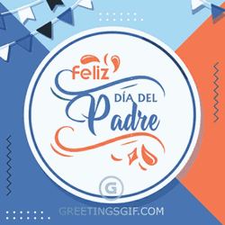 Feliz Dia Del Padre Stunning Animation  GIF