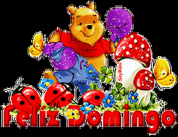 Feliz Domingo Winnie The Pooh Creative Art GIF