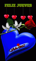 Feliz Jueves Colorful Heart GIF