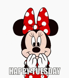 Feliz Martes Minnie Mouse Blowing A Kiss GIF
