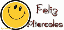 Feliz Miercoles Smiley Emoji Image GIF
