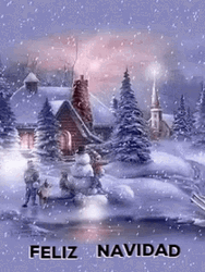 Feliz Navidad Familia GIF