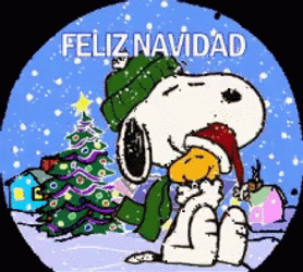 Feliz Navidad Snoopy GIF