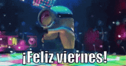 Feliz Viernes Dancing Minion GIF