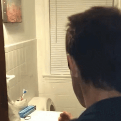 Fell At Restroom Drunk Stumbling GIF