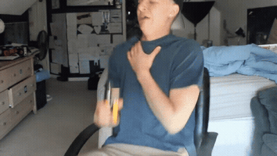 Fell Off The Chair Conner Bobay GIF