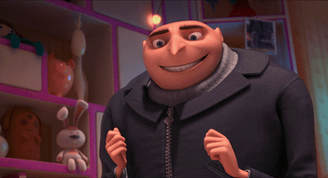 Felonious Gru Surprise Face GIF