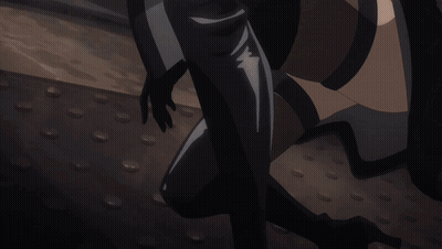 Female Anime Character Holding Sword GIF