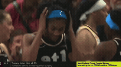 Female Basketball Player In Allen Jersey GIF