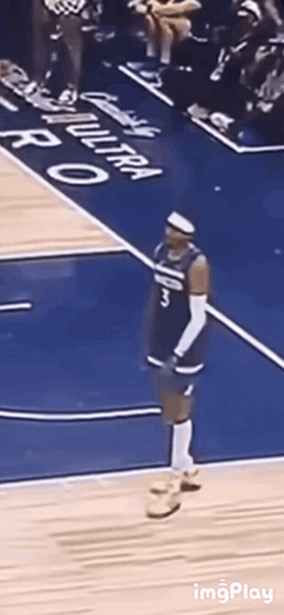 Female Basketball Player In Blue Indiana 8 Jersey GIF