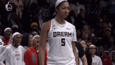 Female Basketball Player In Dream 5 Jersey GIF