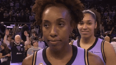 Female Basketball Player In Purple Freedom Jersey GIF