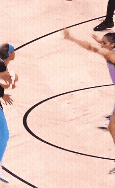 Female Basketball Player Jersey Number 3 GIF
