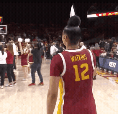 Female Basketball Player Number 12 GIF