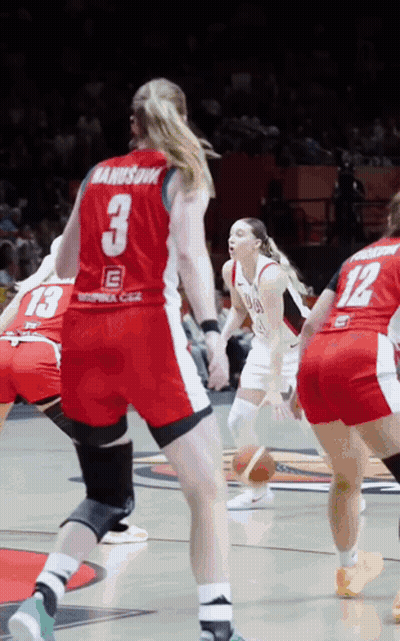 Female Basketball Player Number 3 GIF