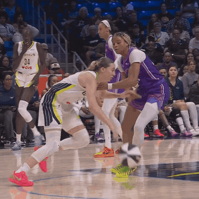 Female Basketball Player Number 34 Blocking GIF