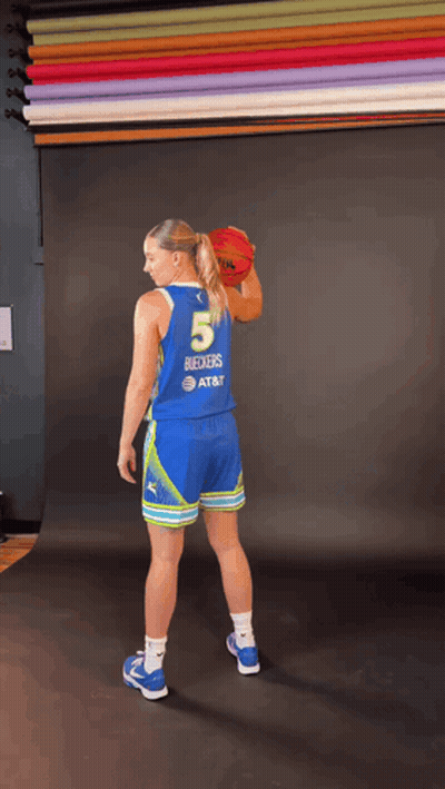 Female Basketball Player Number 5 GIF