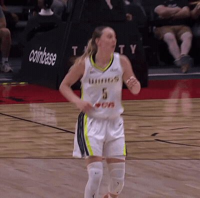 Female Basketball Player Number 5 GIF