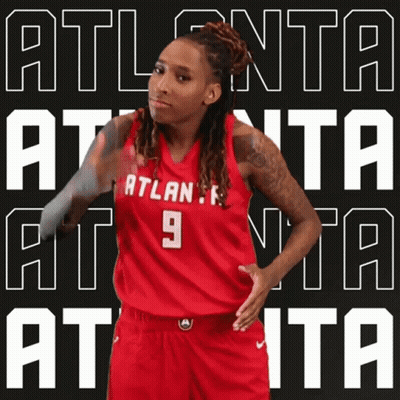 Female Basketball Player With Number 9 Jersey GIF
