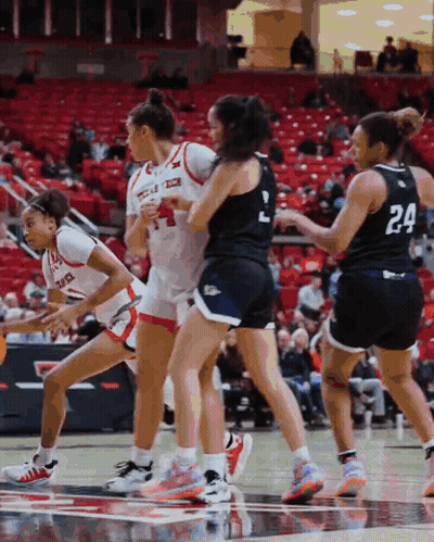 Female Basketball Players Including Number 24 GIF