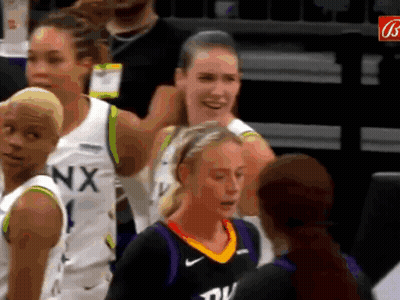 Female Basketball Players With NX Jersey GIF