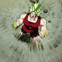 Female Broly Kale GIF