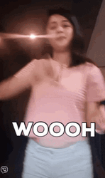 Female Dancing Wooo GIF