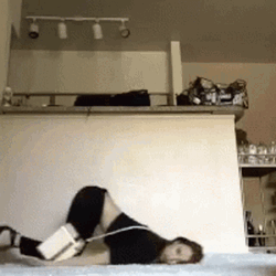 Female Dragging Body Like Worm GIF