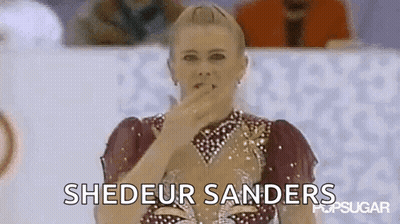 Female Figure Skater Covering Mouth GIF