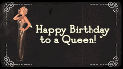 Female Happy Birthday Queen Marilyn Monroe GIF