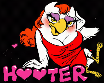 Female Owl With Hooter GIF