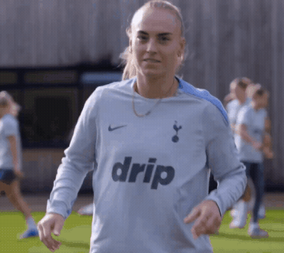Female Soccer Player In Grey Shirt GIF
