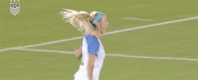 Female Soccer Player Jersey Number 8 GIF