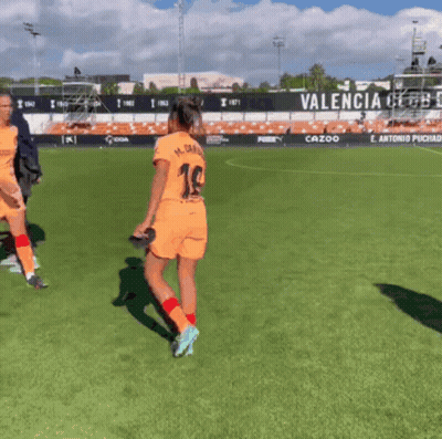 Female Soccer Player Number 10 GIF