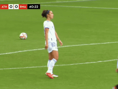 Female Soccer Player Number 14 GIF