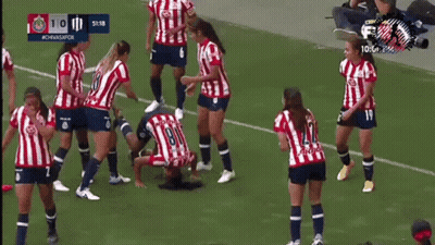 Female Soccer Player Number 18 GIF