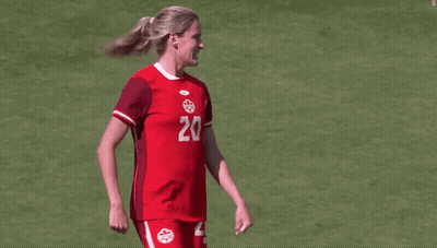 Female Soccer Player Number 20 GIF