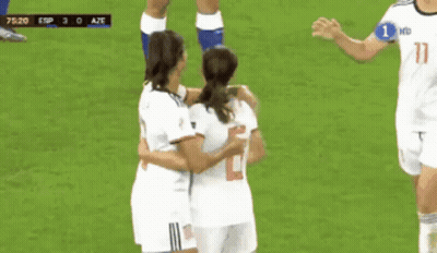 Female Soccer Player Number 8 GIF