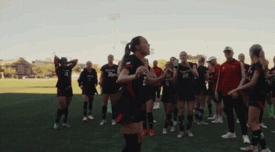 Female Soccer Players Number 20 On Field GIF