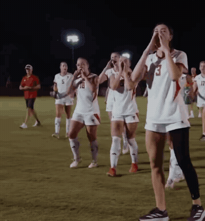 Female Soccer Players On Field Number 3 Jersey GIF
