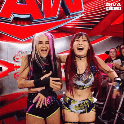 Female Wrestler Kneeling In Diva Bible Video GIF