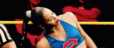 Female Wrestler Lying In Ring GIF