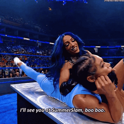 Female Wrestler Says I'll See You At Summerslam GIF