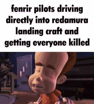 Fenrir Pilots Driving Into Redamura Landing Craft Getting Everyone Killed GIF