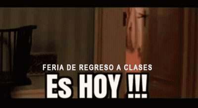 Feria De Regreso A Clases Poster GIF
