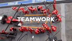 Ferrari F1 Pitstop Crew Team Work GIF