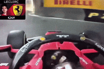 Ferrari Race Car Driving GIF
