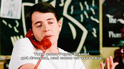 Ferris Bueller Phone Call GIF